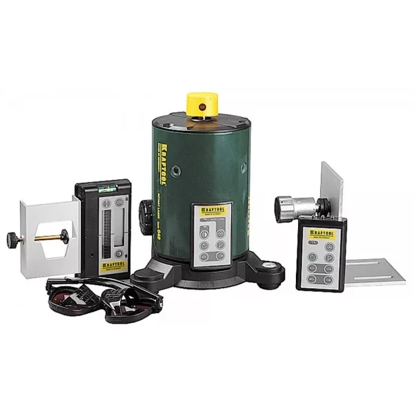 Набор ROTARY LASER, KRAFTOOL 1-34750-H6: Нивелир лазерный, самовыравнивающийся, 6 предметов 1-34750-H6 купить в Новом Уренгое