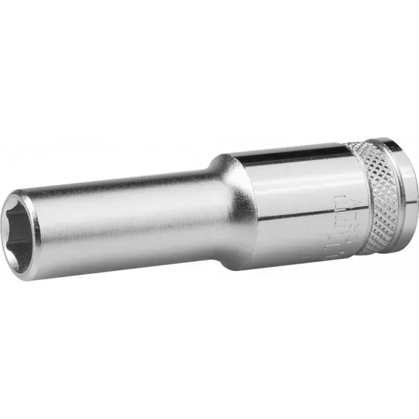 Торцовая головка KRAFTOOL "INDUSTRIE QUALITAT", удлиненная, Cr-V, FLANK, хромосатинированная, 1/2", 10 мм 27807-10_z01 купить в Новом Уренгое