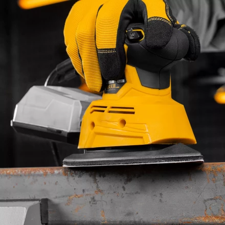 Треугольник абразивный на ворc. подложке под "липучку", перф., P 320, 150х150х100 мм, 5 шт. Denzel 738677 купить в Новом Уренгое