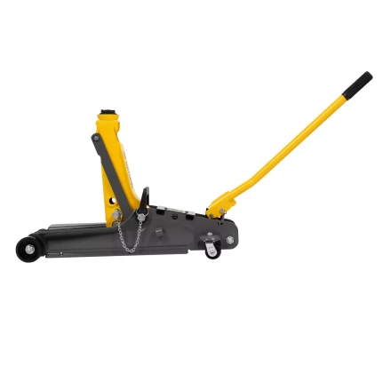 Домкрат гидравлический подкатной с фиксатором Denzel 51233, 2,5 т,  85-385 мм, в пласт. кейсе купить в Новом Уренгое