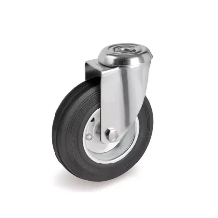 Колесо поворотное SCh 55 125 мм резина под болт РФ 1048347 купить в Новом Уренгое