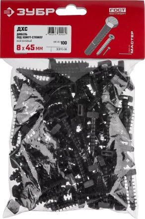 Дюбели под хомут-стяжку ДХС нейлоновые серия МАСТЕР купить в Новом Уренгое