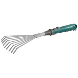 Грабли веерные RACO, 9 плоских зубцов, коннекторная система, 43,5см 4205-53522