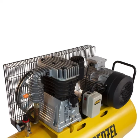 Компрессор воздушный, ременный привод BCI5500-T/270, 5.5 кВт, 270 литров, 850 л/мин Denzel 58129 купить в Новом Уренгое