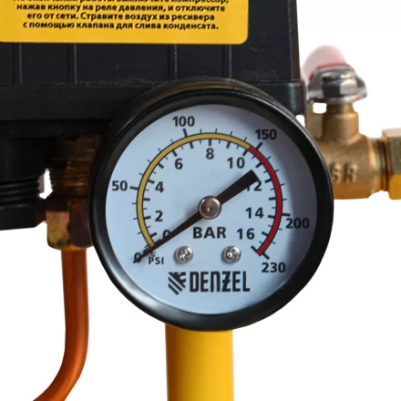 Компрессор воздушный, ременный привод BCI5500-T/270, 5.5 кВт, 270 литров, 850 л/мин Denzel 58129 купить в Новом Уренгое