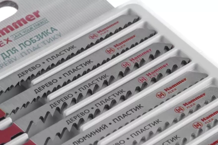 Пилки для лобзика HAMMER JG WD-PL-MT набор No5 (10шт.) купить в Новом Уренгое
