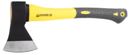 Топор STAYER &quot;кованый с двухкомпонентной стеклопластиковой рукояткой, 0,8кг 2062-08 купить в Новом Уренгое