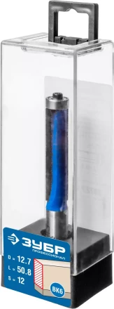 ЗУБР 12.7 x 50.8м. хвостовик 12 мм, фреза кромочная с нижним подшипником, Профессионал (28727-12.7-50.8) (1) купить в Новом Уренгое
