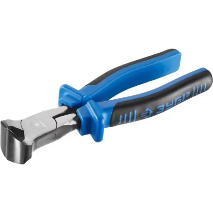 Кусачки торцевые ЗУБР, особостойкое спец. покрытие Н12Х1 (никель/хром), двухкомпонентные рукоятки, 180мм 2201-7-18_z01 купить в Новом Уренгое