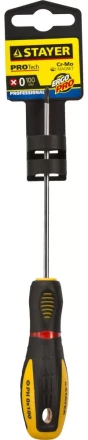 Отвертка STAYER &quot;PROFI&quot; &quot;PROTech&quot;, двухкомп рукоятка, намагниченная, Cr-Mo, PH0x100мм 25132-0-10_z02 купить в Новом Уренгое