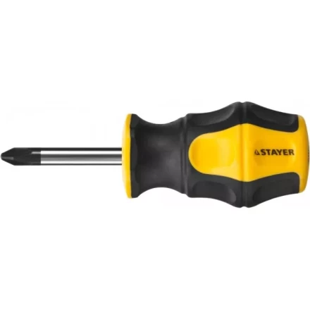 Отвертка STAYER &quot;MASTER&quot; &quot;HERCULES&quot;, Сr-V, противоскользящая рукоятка, PH2x38мм 25052-38-2_z02 купить в Новом Уренгое