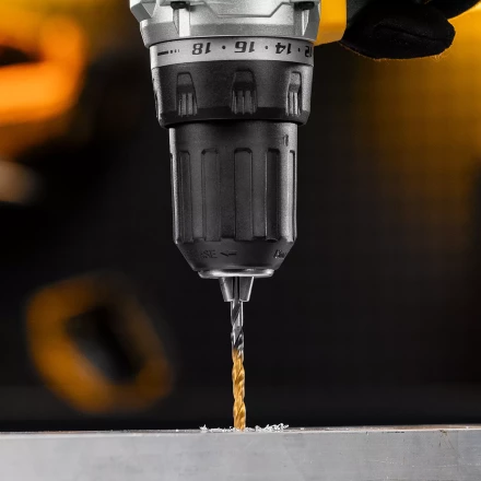 Сверло спиральное по металлу Denzel 4,2 x 75мм, Р6М5, Golden Tip, многогранная заточка, 718273 купить в Новом Уренгое