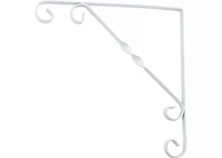 Кронштейн декоративный 100х100 мм белый СИБРТЕХ 94049 купить в Новом Уренгое