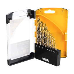 Набор сверл по металлу Denzel, 1-10 мм, Р6М5К8-TiN, Golden Tip, 10 шт 723005