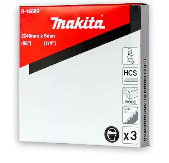 Набор полотен Makita B-16689 для ленточной пилы купить в Новом Уренгое