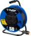 Удлинитель на катушке &quot;КГ 315&quot;, 50 м, 3700 Вт, 4 гнезда, IP44, КГ 3х1,5 кв мм, ЗУБР 55080-50 купить в Новом Уренгое