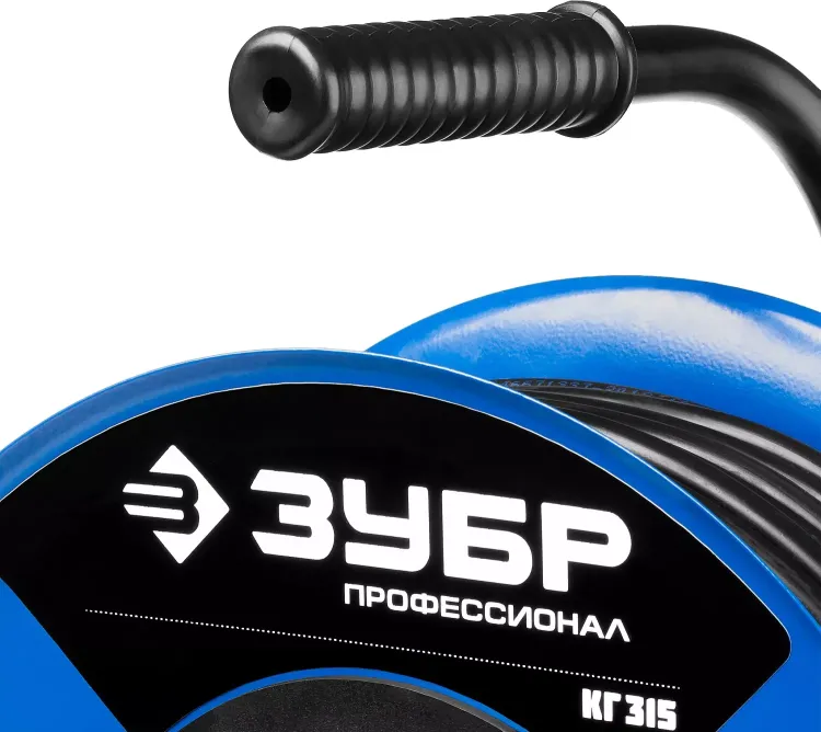 Удлинитель на катушке "КГ 315", 50 м, 3700 Вт, 4 гнезда, IP44, КГ 3х1,5 кв мм, ЗУБР 55080-50 купить в Новом Уренгое