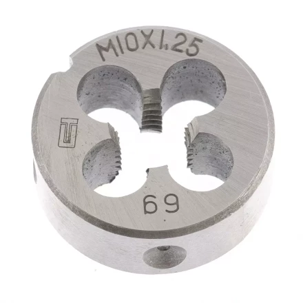 Плашка М10 х 1,25 мм СИБРТЕХ 77025 купить в Новом Уренгое