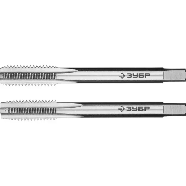 Метчики ЗУБР "ЭКСПЕРТ" машинно-ручные, комплектные для нарезания метрической резьбы в сквозных отверстиях, М8х1,25, 2шт 4-28007-08-1.25-H2 купить в Новом Уренгое