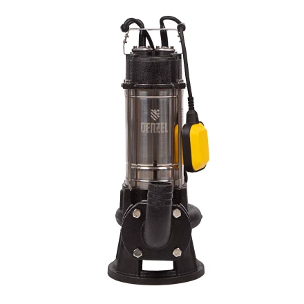 Фекальный насос Denzel FP1800-KS, 1800 Вт, напор 17 м, 26000 л/ч, нож-измельчитель купить в Новом Уренгое