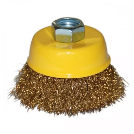 Щетка для УШМ М14/65 мм чашечная сталь прямая Энкор 51530 купить в Новом Уренгое