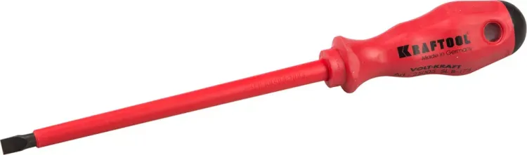 Отвертка KRAFTOOL "VOLT-KRAFT" 1000В, SL 8,0х175мм 25005-8-175 купить в Новом Уренгое