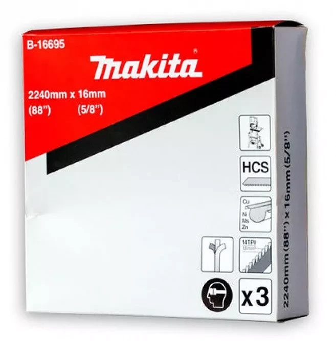 Набор полотен Makita B-16695 для ленточной пилы купить в Новом Уренгое