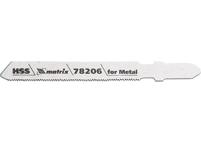Полотна для электролобзика по металлу 3 шт T118G 50 х 0,8мм HSS MATRIX Professional 78206 купить в Новом Уренгое