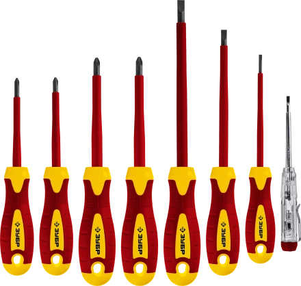 Наборы отверток диэлектрических ПРОФИ ЭЛЕКТРИК серия ПРОФЕССИОНАЛ купить в Новом Уренгое