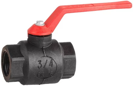 Кран шаровой ЗУБР полнопроходной &quot;мама-мама&quot;, ручка, пластиковый корпус, 3/4&quot; 4-51520-P-3/4 купить в Новом Уренгое