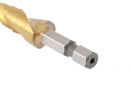 Сверло ступенчатое 4-5-6-7-8-9-10-11-12 мм HSS спиральный Профиль шестигранный хвостовик Matrix 72353 купить в Новом Уренгое