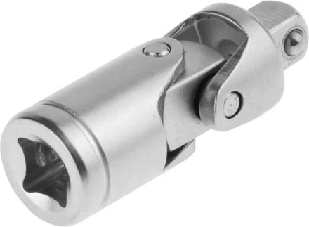 Шарнир карданный ЗУБР &quot;МАСТЕР&quot; (1/4&quot;), Cr-V, хроматированное покрытие 27723-1/4 купить в Новом Уренгое