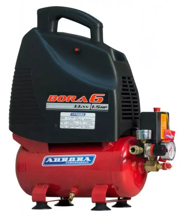 Компрессор безмасляный поршневой прямой привод Aurora BORA-6 купить в Новом Уренгое