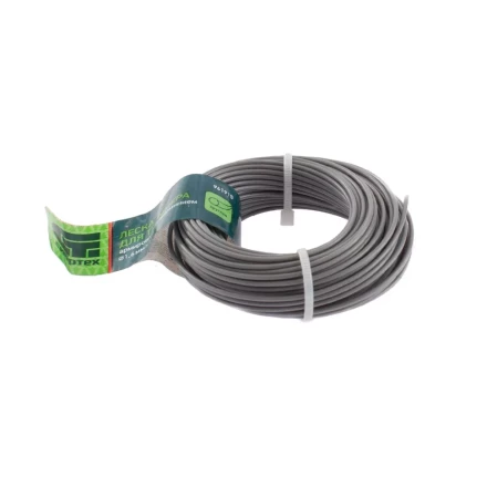 Леска для триммера круглая, армированная алюминием, 1.6 мм х 15 м, Россия Сибртех 961915 купить в Новом Уренгое