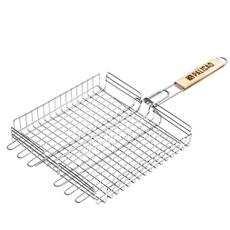 Решетка-гриль Camping Palisad 69647 340х340х60 мм, объемная, нержавеющая сталь