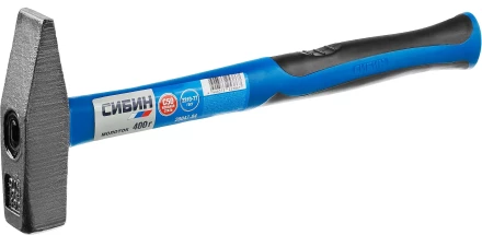 Молоток слесарный 400 г с фиберглассовой рукояткой, СИБИН 20047-04 20047-04 купить в Новом Уренгое