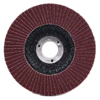 Круг MESSER шлифовальный лепестковый торцевой плоский (электрокорунд) А60(П) 125х22
