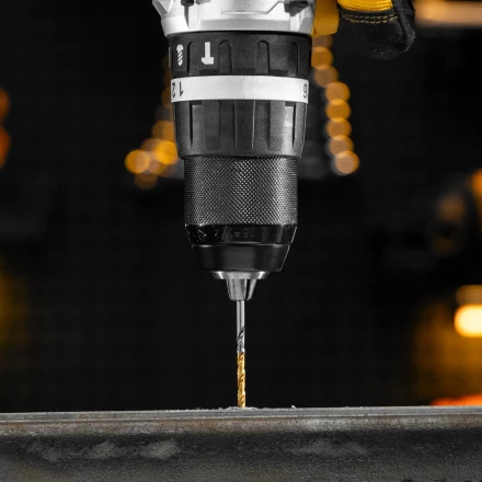 Набор сверл по металлу Denzel 723008, 1-10 мм, Р6М5К8-TiN, Golden Tip, 19 шт купить в Новом Уренгое