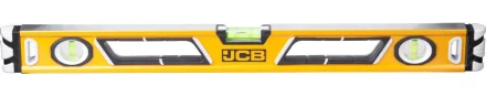 Уровень JCB коробчатый, магнитный, 2 фрезерованные базовые поверхности, 3 ампулы, крашенный, с ручками, 0,5мм/м, 60см JBL003 купить в Новом Уренгое