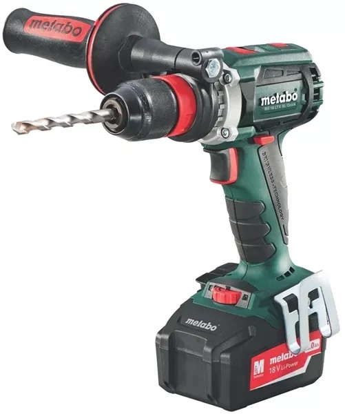 Дрель-винтоверт аккумуляторная METABO BS 18 LTX Quick с рукояткой 18В, 2х5.5Ач, LiHD в кейсе купить в Новом Уренгое