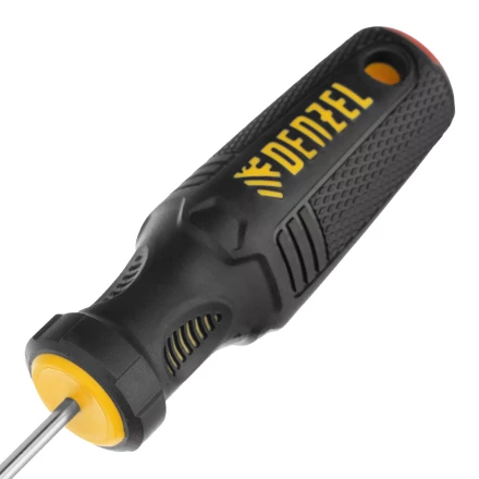 Отвертка PH0х75 мм, CrV, трехкомпонентная рукоятка Denzel 12171 купить в Новом Уренгое