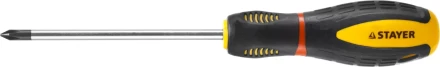 Отвертка STAYER &quot;PROFI&quot; &quot;PROTech&quot;, двухкомп рукоятка, намагниченная, Cr-Mo, PH1x100мм 25132-1-10_z02 купить в Новом Уренгое
