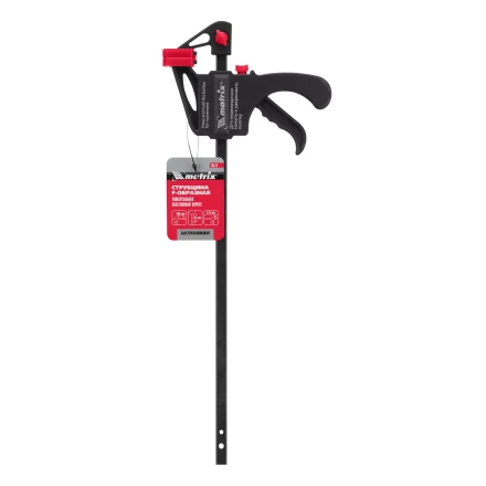 Струбцина универсальная, быстрозажимная, F-образная Matrix, 300 х 415 х 45 мм, пластиковый корпус, 20573 купить в Новом Уренгое