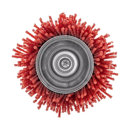 Щетка для дрели Denzel, 65 мм, Чашка, со шпилькой, нейлоновая щетина, 74435 купить в Новом Уренгое