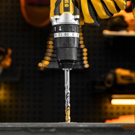 Набор сверл по металлу Denzel 723009, 1-13 мм, Р6М5-TiN, Golden Tip, 25 шт купить в Новом Уренгое