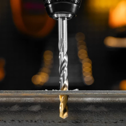 Набор сверл по металлу Denzel 723009, 1-13 мм, Р6М5-TiN, Golden Tip, 25 шт купить в Новом Уренгое