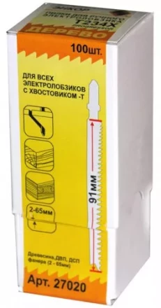 Пилка для электролобзика T234 X PROGR HCS 1шт/100 Энкор 27020 купить в Новом Уренгое