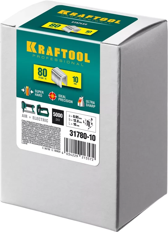 Скобы тип 21GA (80 / Pr A / Senco AT) 5000 шт 31780-10 купить в Новом Уренгое