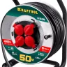Силовые удлинители на стальной катушке  HEAVY DUTY 4.0, кабель КГ 3х2,5 кв мм 55086-50 купить в Новом Уренгое