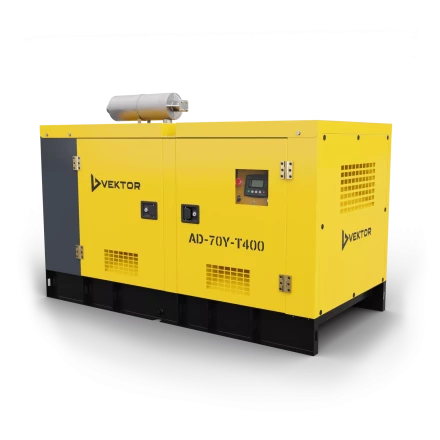 Дизельный генератор Vektor AD-70Y-T400 в шумозащитной кожухе купить в Новом Уренгое